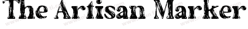 The Artisan Marker Serif Regular字体转换